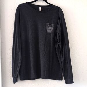 Uncle Sam's Safari Outfitters Arkansas Dark Gray Long Sleeve Men's Shirt XL